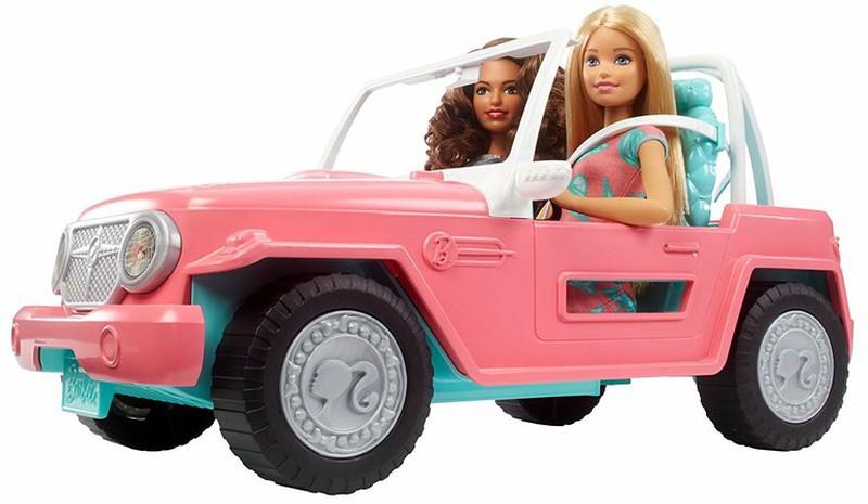Posesión gritar Agarrar Mattel Barbie Coche Jeep con 2 muñecas — Joguines i bicis Gaspar