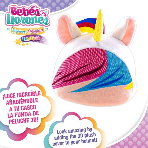 Bebés Llorones Casco 3D Unicornio