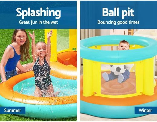 Bestway 52385 Jumptopia Hüpfburg 239x142x102 cm