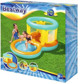 Bestway 52385 Jumptopia Hüpfburg 239x142x102 cm