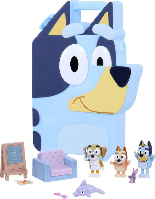 Bluey Deluxe Play & Go Play Set