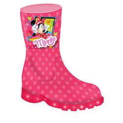 Rain boots Minnie Mouse with led lights