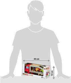 Anhänger mit 3 Holzautos