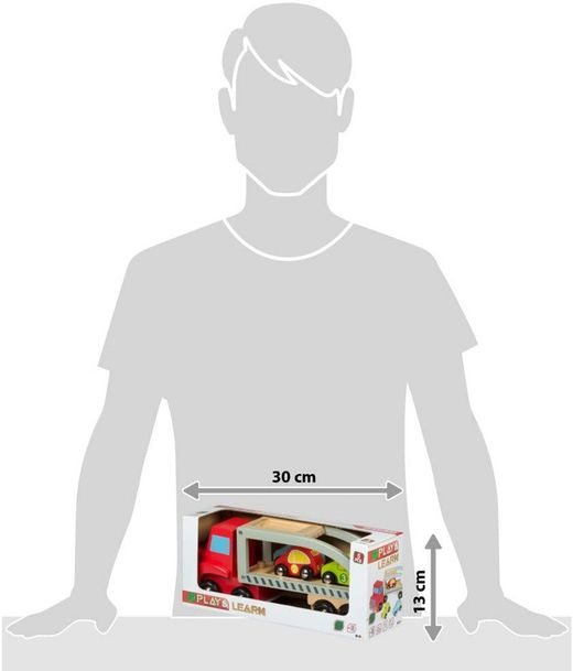 Anhänger mit 3 Holzautos