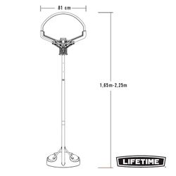 Lifetime Basketballkorb, höhenverstellbar 168 cm-229 cm