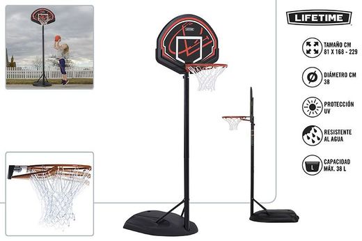 Lifetime Basketballkorb, höhenverstellbar 168 cm-229 cm