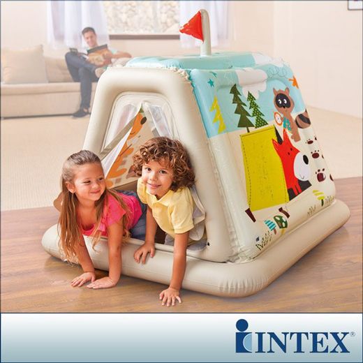 Cabane des Bois Gonflable Intex