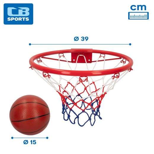 CB Sports Basketballkorb mit Ball und Pumpe