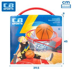 CB Sports Basketballkorb mit Ball und Pumpe