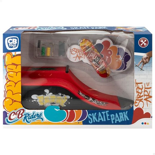 CB Toys Mini-Finger-Skateboard mit Skatepark