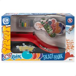 CB Toys Mini-Finger-Skateboard mit Skatepark