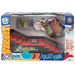CB Toys Mini-Finger-Skateboard mit Skatepark