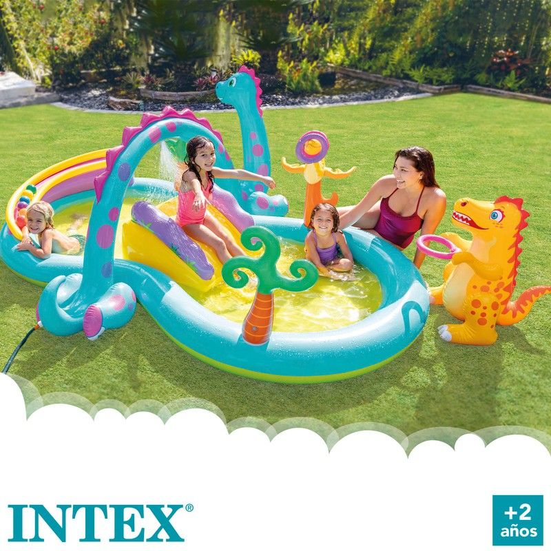 Intex 57135 Dinoland Inflatable Play Center Slide — Joguines i