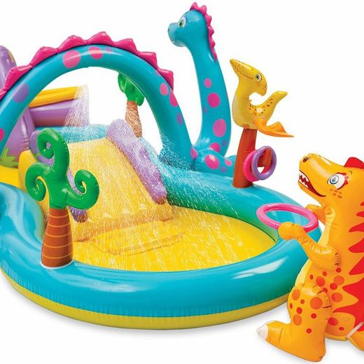 Intex 57135 Dinoland Inflatable Play Center Slide — Joguines i bicis Gaspar