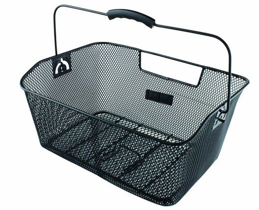 Rear bicycle basket
