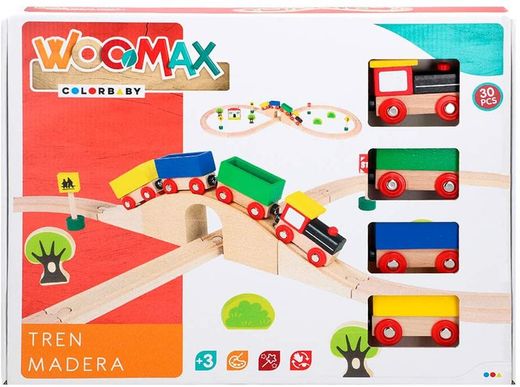 Circuit de train en bois