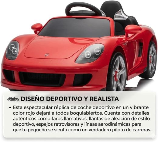Porsche Carrera GT 12V Electric Ride-On Car