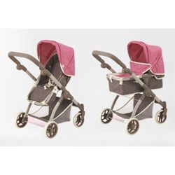 Minimamy Cochecito para muñecas con capota ruedas giratorias