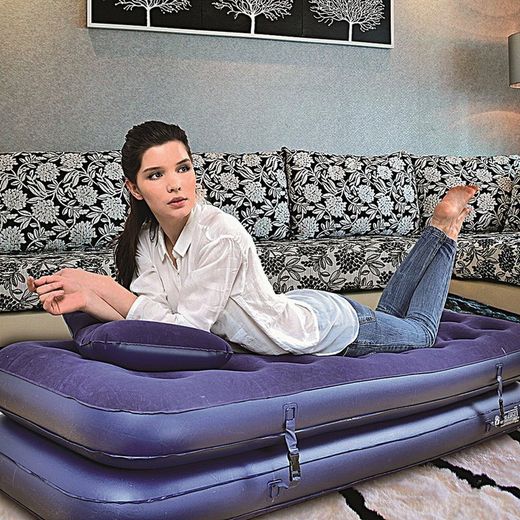 Avenli Matelas gonflable camping double 191 cm x 73 cm x 22 cm