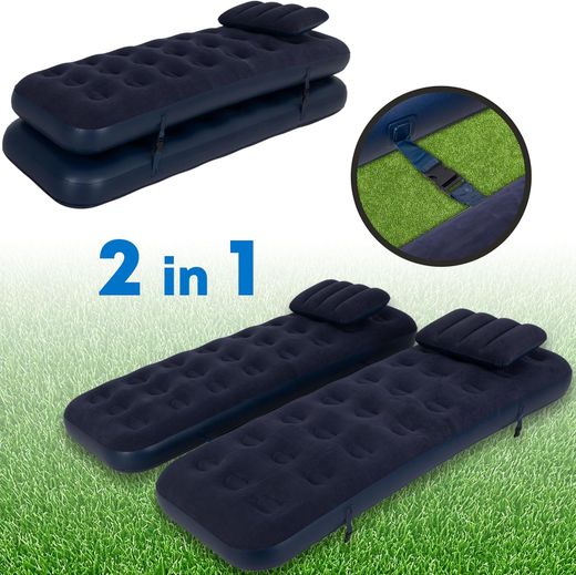 Avenli Matelas gonflable camping double 191 cm x 73 cm x 22 cm