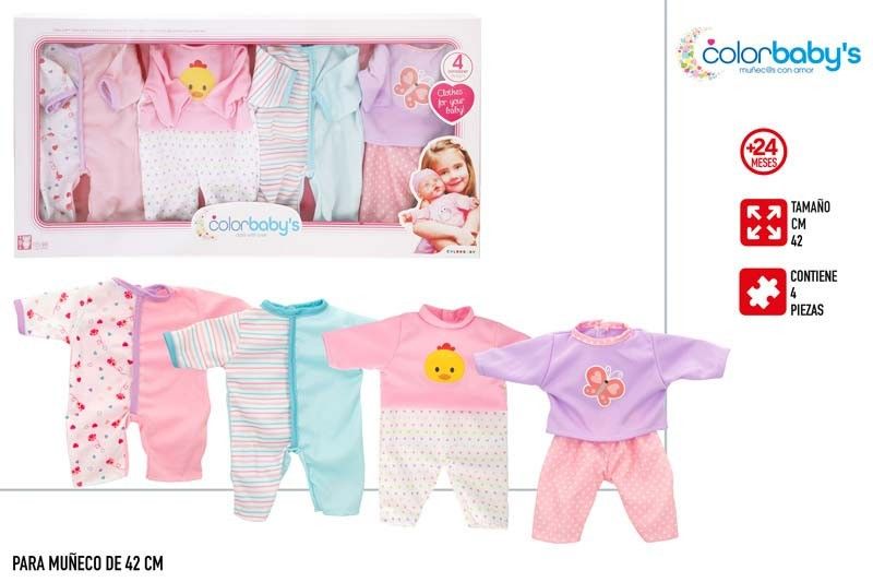 Color Baby Set de ropa para muñecas 42 cm