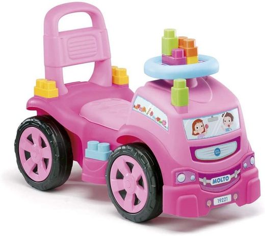 Trotteur 3 en 1 + Jeu de blocs ROSE