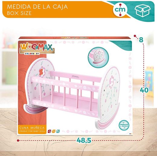 Woomax Puppenbett aus Holz