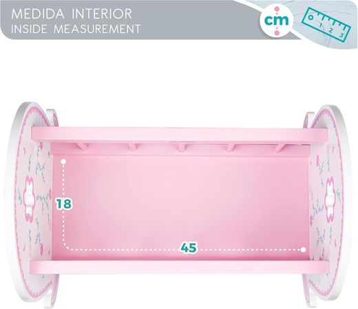 Woomax Puppenbett aus Holz