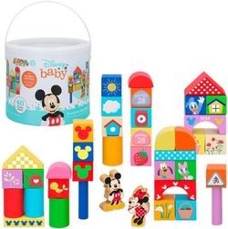 Disney Bloques de madera construcción 40 Pzs