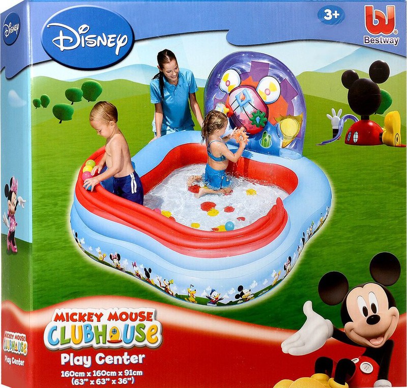 Bestway - Ballon Gonflable pour Plage ou Piscine Bestway Mickey Mouse 51 cm  Diamètre Multicolore avec Valve de Sécurité - Jeux de plage - Rue du  Commerce