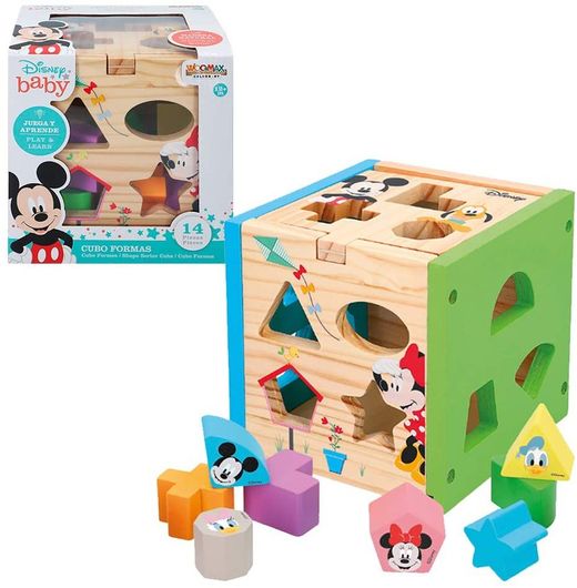 Woomax Disney Mickey Mouse Shape Sorter Cube