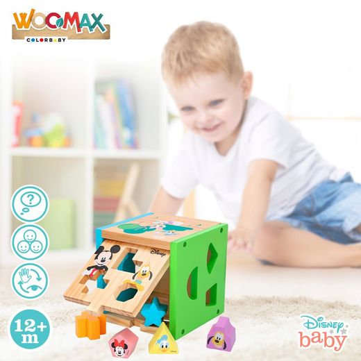 Woomax Disney Mickey Mouse Shape Sorter Cube