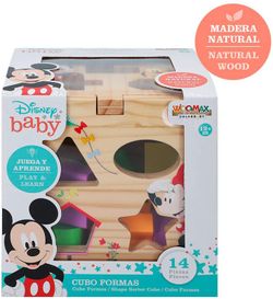 Woomax Disney Mickey Mouse Shape Sorter Cube