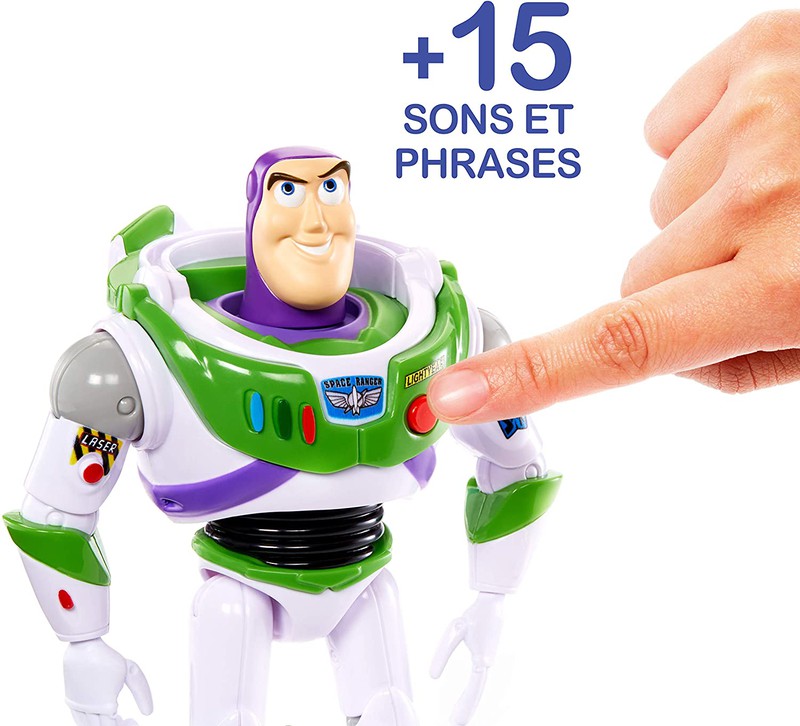 Disney Pixar Toy Story 4 Figurine parlante Buzz L'Éclair Super