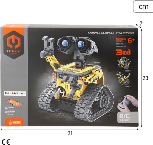 Disney Wall-e Juego de construcción Robot R/C 3 en 1