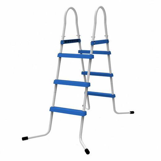 Escalera para piscina con 3 peldaños 109 cm