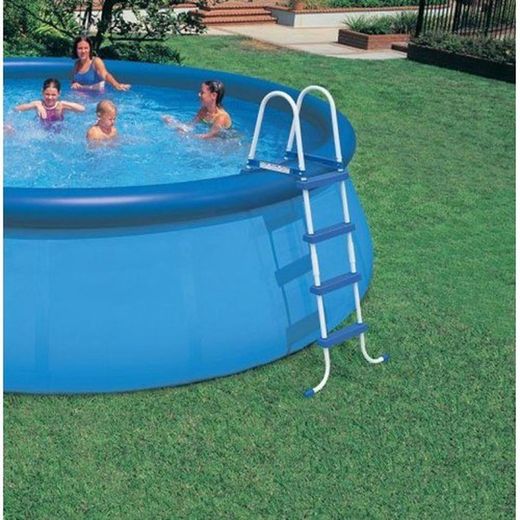 Escalera para piscina con 3 peldaños 109 cm