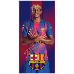 FC Barcelone Lamine Yamal Serviette de plage en microfibre 140 x 70 cm