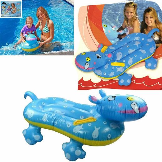 Lustige aufblasbare Nilpferdfigur