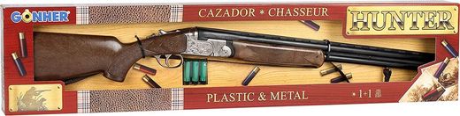 Gonher Escopeta Cazador de juguete Superpuesta