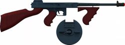 Gonher Metralleta Subfusil Thompson 8 tiros