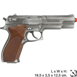 Pistolet Gonher Police Gold Collection, 12 coups