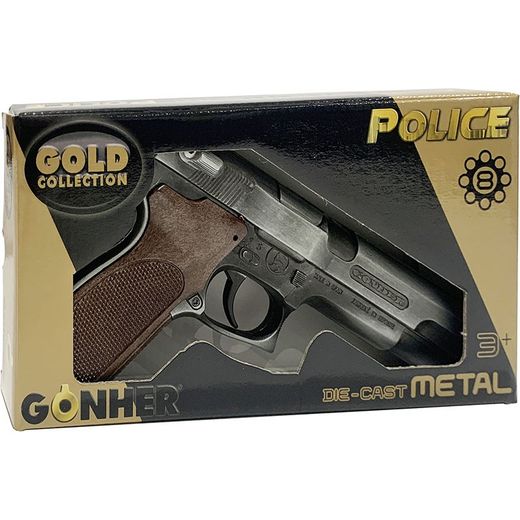 Pistolet Gonher Police Gold Collection, 12 coups