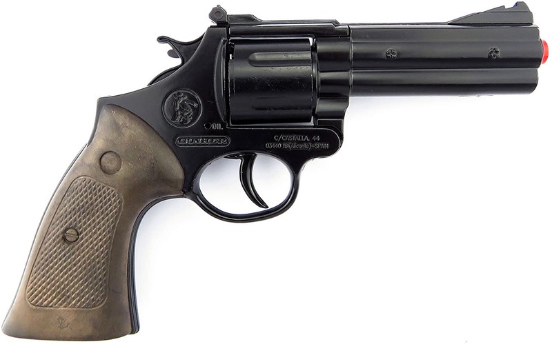 Juguete Revolver Policia Gonher 8 Tiros De Fulminantes Febo - FEBO