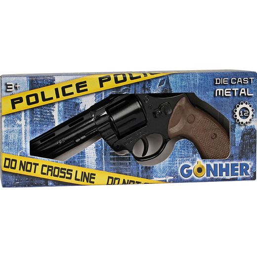 Gonher Magnum Police Revolver with 12-Shot Capers