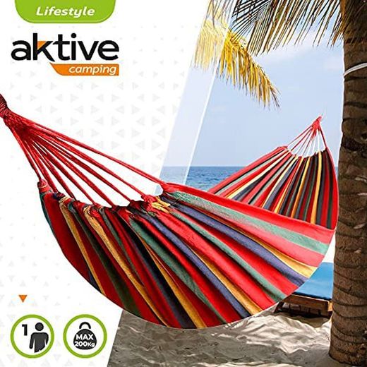 Aktive Hamac Portable en Coton pour jardin