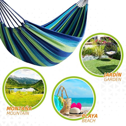 Aktive Hamac Portable en Coton pour jardin