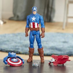 Hasbro Titan Hero Blast Gear Figurine Captain America 30 cm