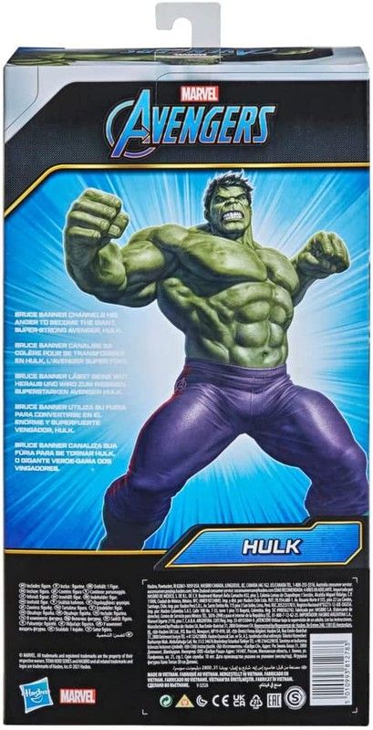 Titans Hero Series - Action Figure Hulk Di Marvel Avengers, Altezza 30,5 Cm