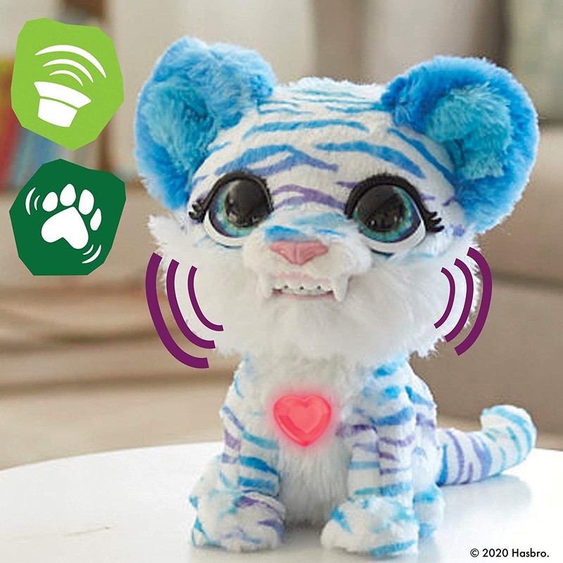 Peluche interactif North tigre polaire - Furreal Friends Hasbro : King  Jouet, Peluches interactives Hasbro - Peluches